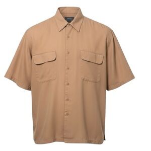 🌵 Bruno‎ 100% Linen Camp Shirt | Men’s L | Desert Tan Vibes